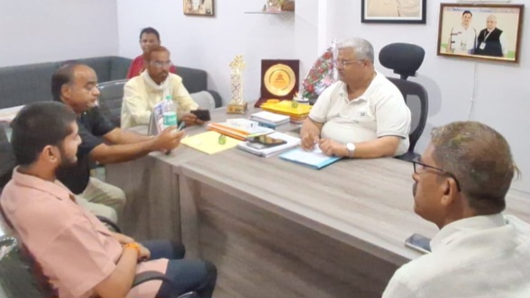 जिला कांग्रेस अध्यक्ष ने जिले के सभी ब्लॉक अध्यक्षो नगर अध्यक्षो एवं कांग्रेस के BLA को मतदाता सूची पुनरीक्षण कार्य को लेकर किया निर्देशित