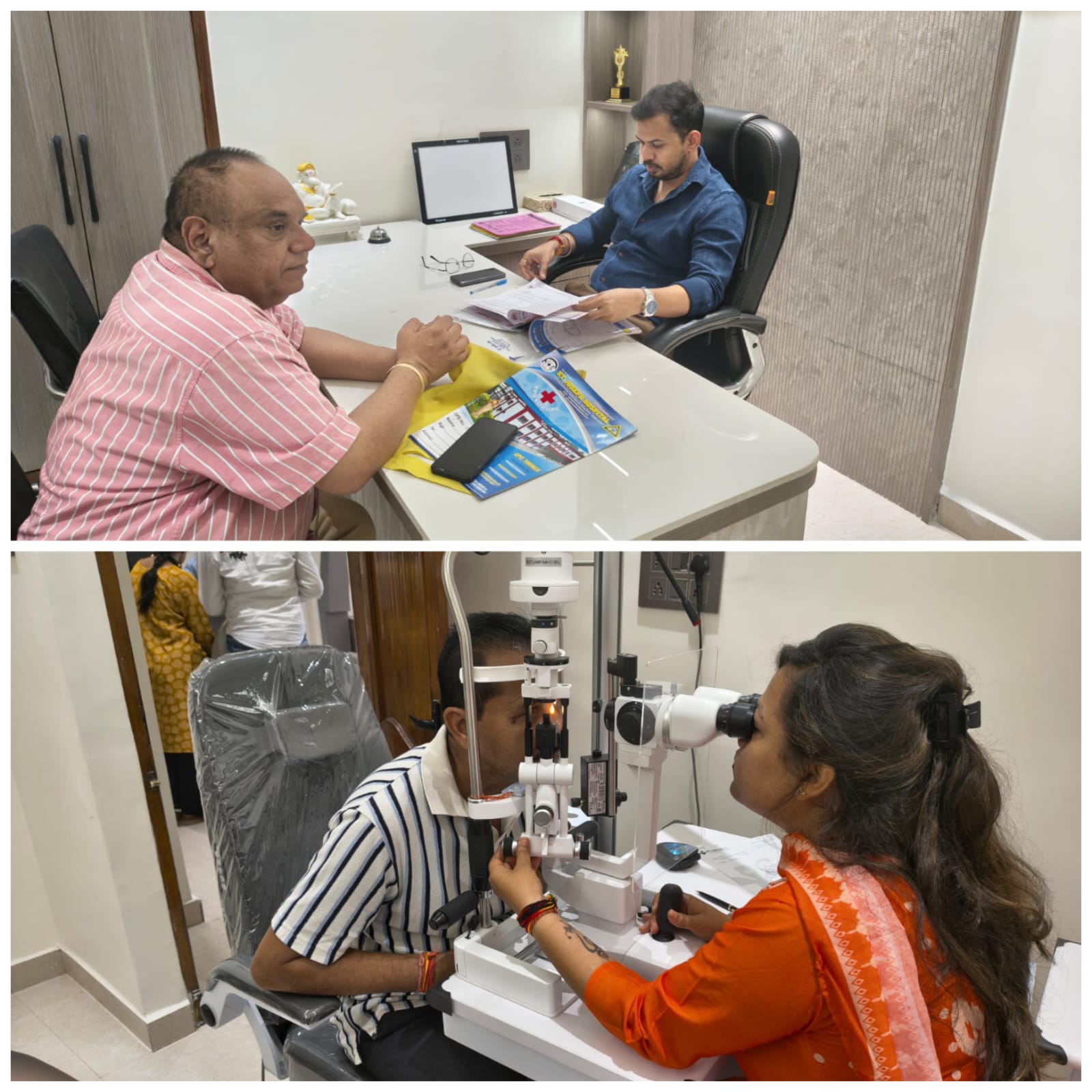 35 सीनियर सिटीजन और पेंशनरों ने निशुल्क स्वास्थ्य, नेत्र परीक्षण शिविर में कराई जांच