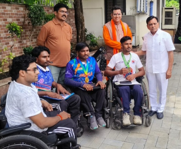 दिव्यांग खिलाड़ियों का सम्मान सामाजिक सरोकारों को मजबूत करने का माध्यम – जगदीश देवड़ा, “प्रतिभा का सम्मान ही सशक्त और समावेशी समाज की पहचान है” – डॉ. अखिलेश खंडेलवाल
