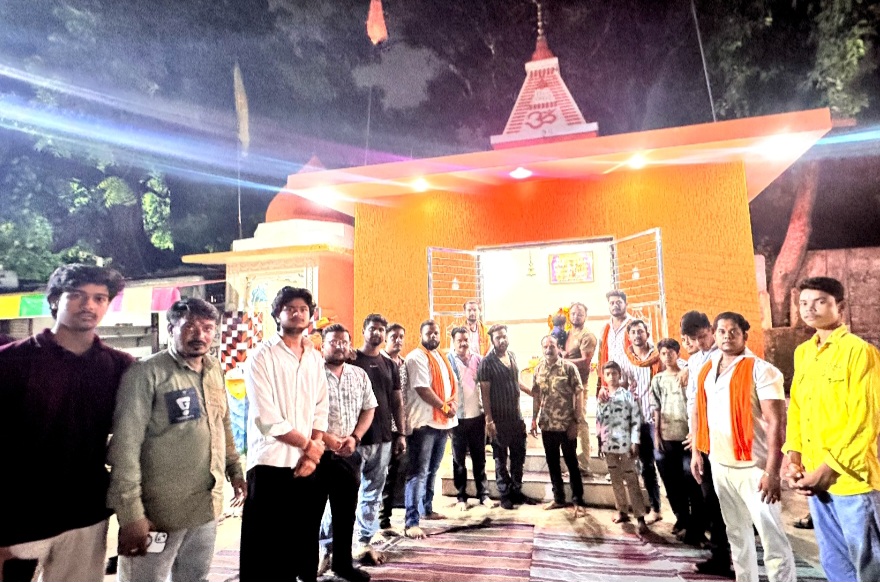 राष्ट्रीय बजरंग दल द्वारा भव्य हनुमान चालीसा पाठ का आयोजन