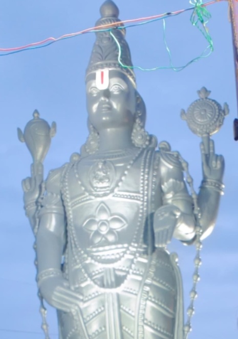 सिरलाय में आस्था का अद्भुत नजारा निजी ग्रुप का निजी कालोनी में 41 फिट ऊंची भव्य तिरुपति बालाजी की प्रतिमा का अनावरण हुआ
