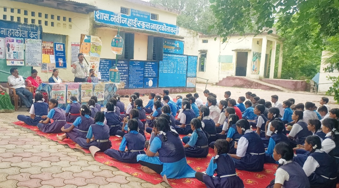 उमंग स्कूल हेल्थ एंड वैलनेस कार्यक्रम के अंतर्गत हुआ आयोजन