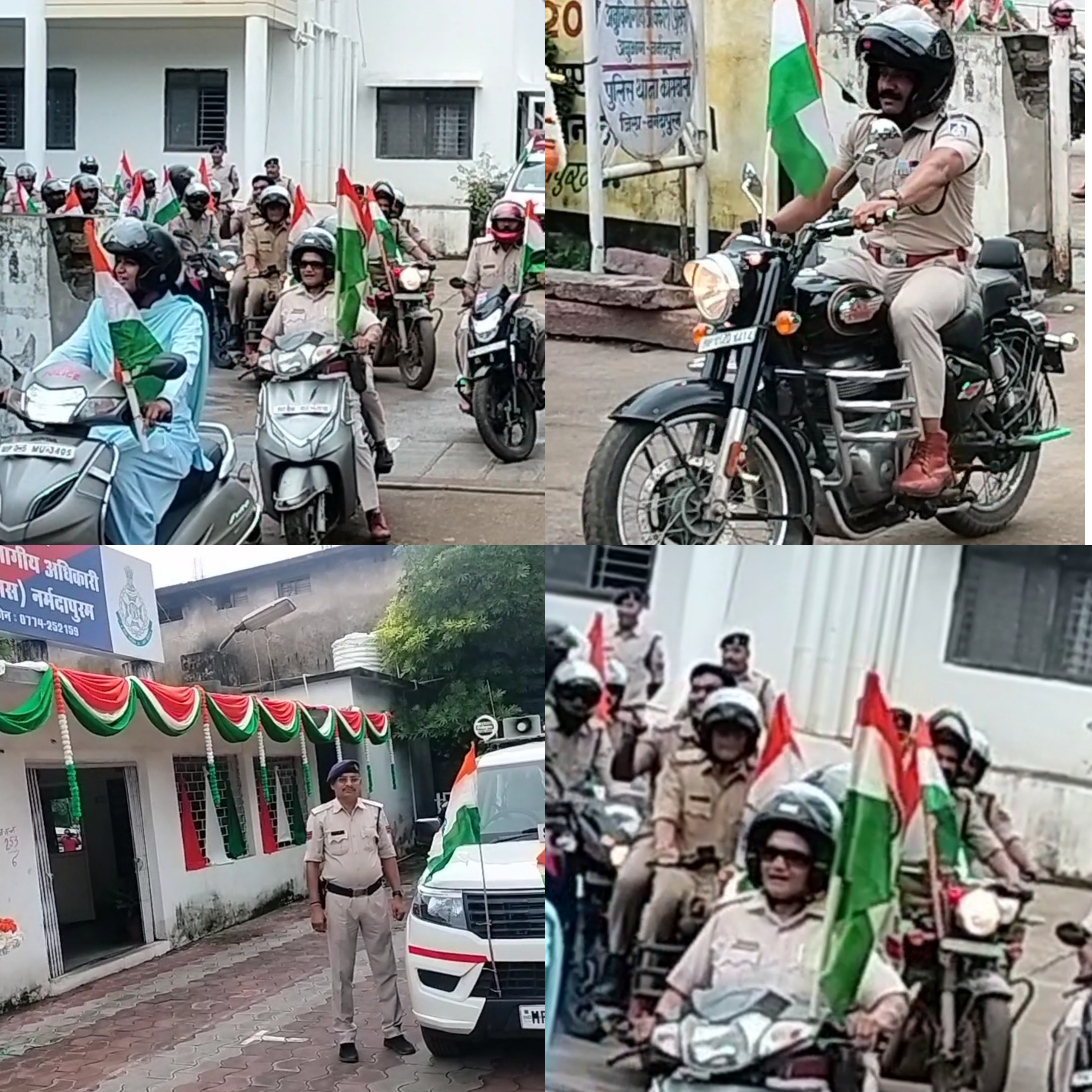 हर घर तिरंगा अभियान के चलते कोतवाली से निकली तिरंगा यात्रा, पुलिस अधिकारी , कर्मचारी हुए शामिल, गूंजें जयकारे