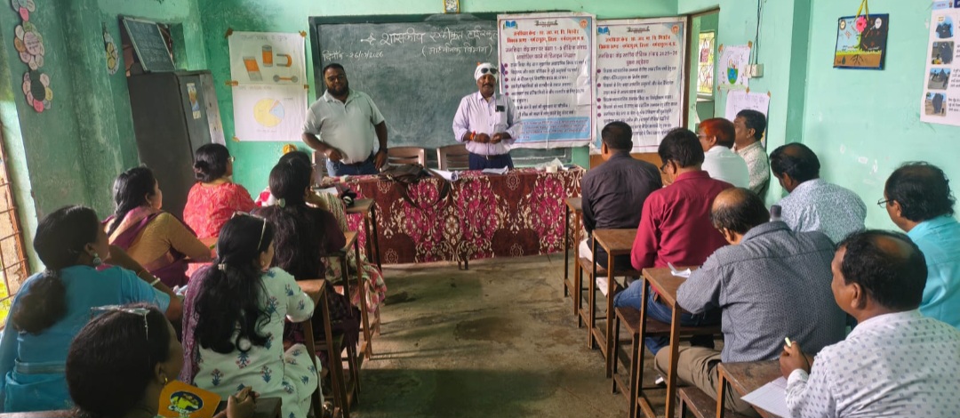 कक्षा 6 से 8 पढ़ाने वाले शिक्षकों का शैक्षिक संवाद संपन्न हुआ