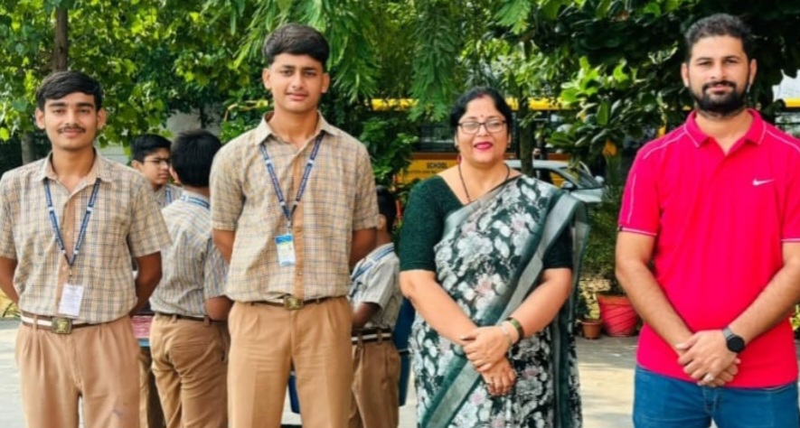 समेरिटन्स स्कूल पिपरिया के खिलाड़ी क्रिकेट टीम हरियाणा रवाना