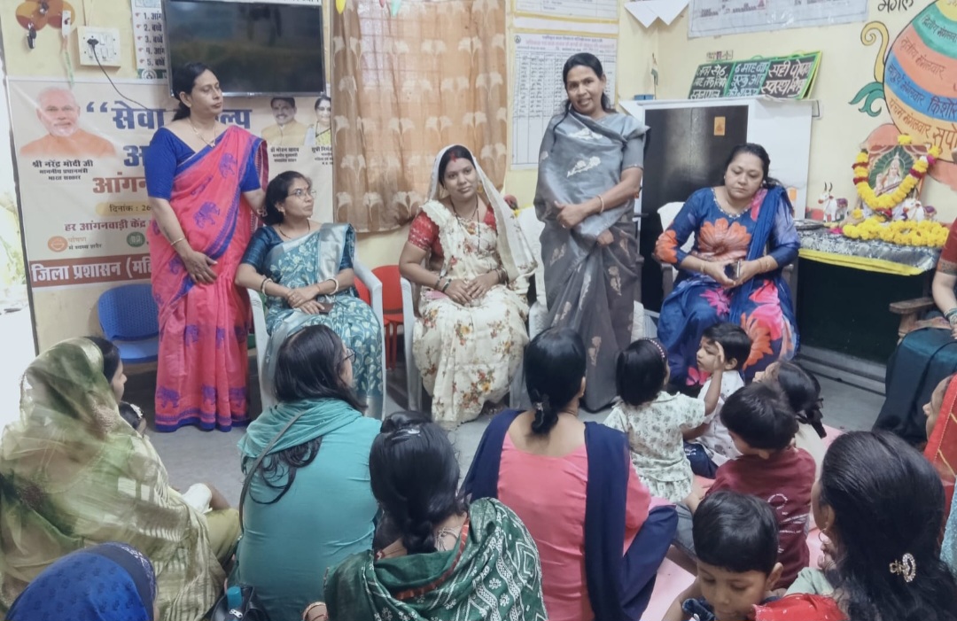 इटारसी परियोजना अंतर्गत संकल्प सेवा अभियान 2.0 और 9वां राष्ट्रीय पोषण माह मनाया गया