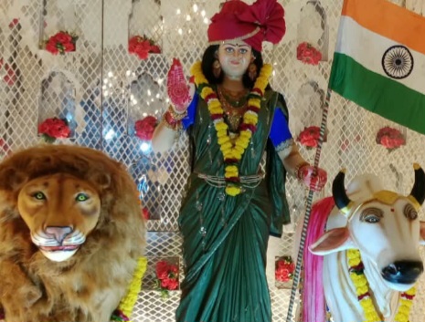 सोनासांवरी मोहल्ले में 91-92 वर्षों से विराजमान हो रहीं भारत माता, परंपरा आज भी बरकरार